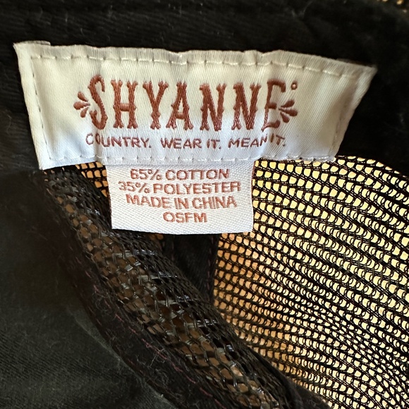 Shyanne Rodeo Cowgirl Trucker Hat Cap Black Gray Womens - Picture 3 of 9